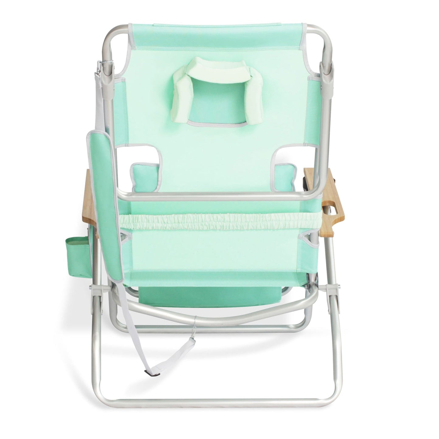 Ostrich Deluxe Padded 3-N-1 Outdoor Folding Reclining Beach Chair, Teal (3 Pack)