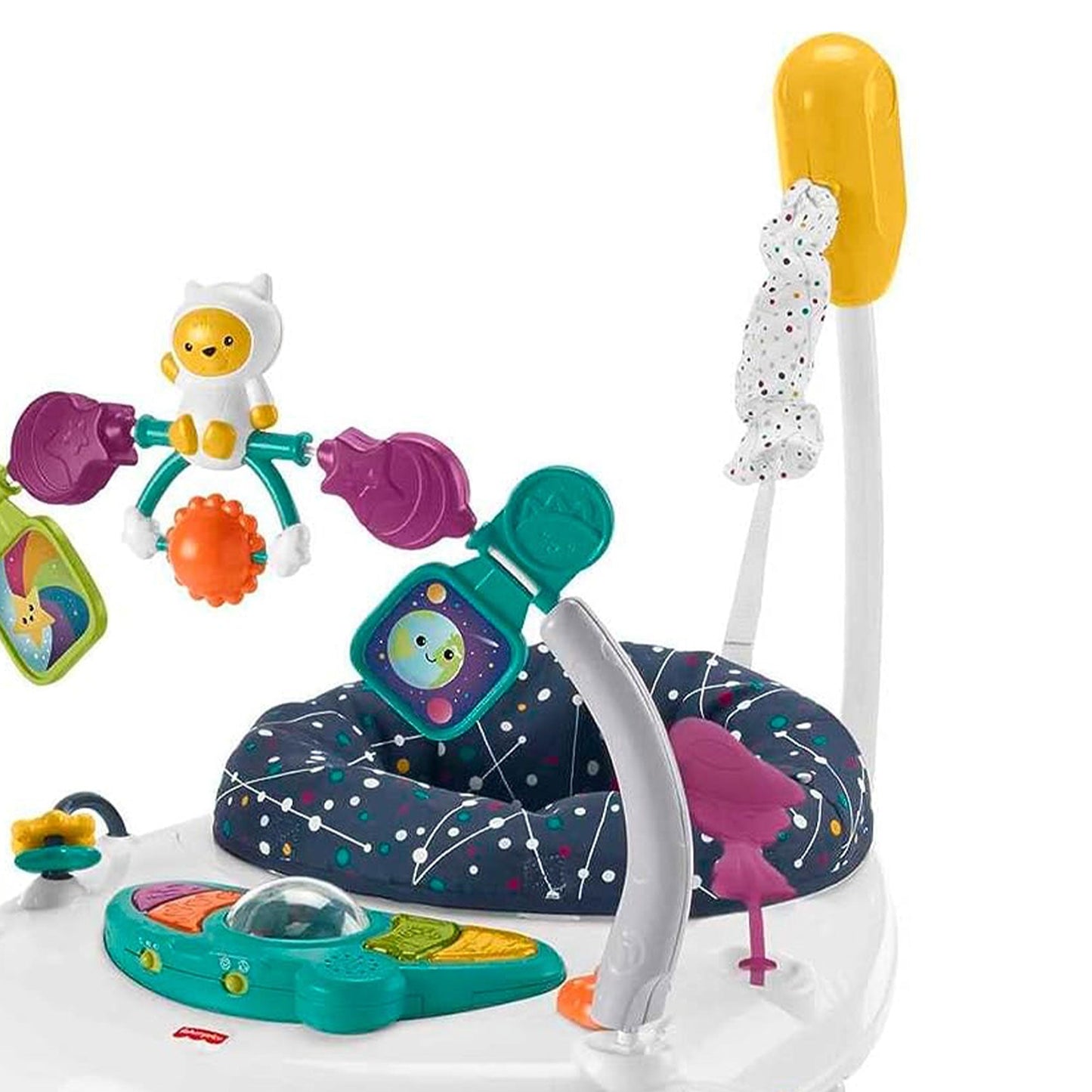 Fisher-Price AstroKitty SpaceSaver Jumperoo Baby Activity Center w/Light & Music