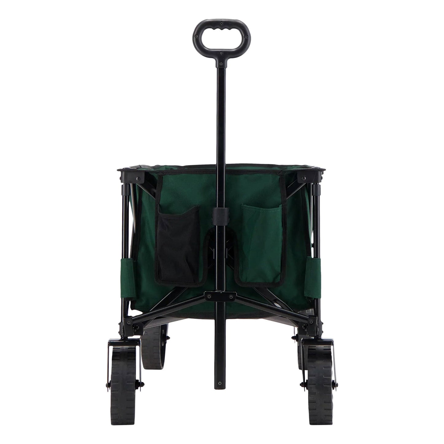 Woods Outdoor Collapsible Garden Utility Wagon Cart, Supports Up to 225lbs,Green