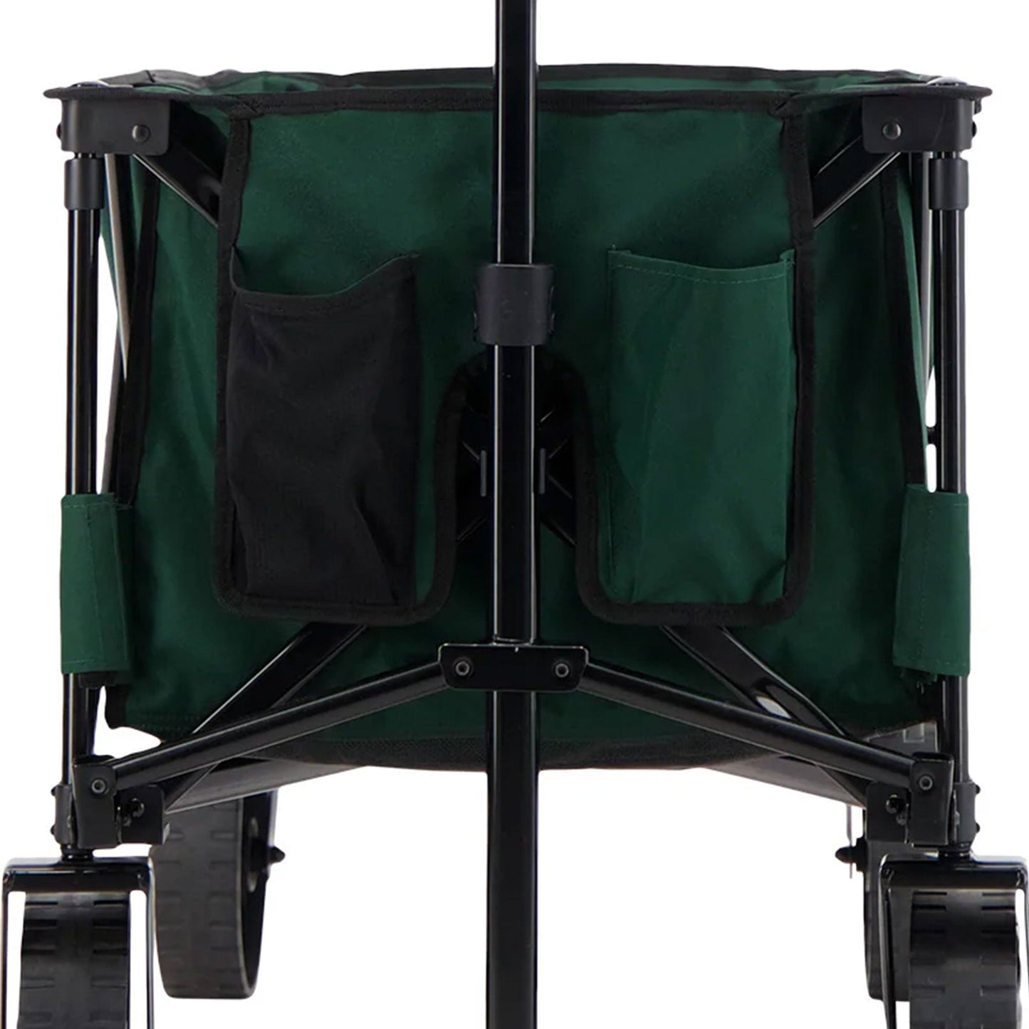 Woods Outdoor Collapsible Garden Utility Wagon Cart, Supports Up to 225lbs,Green