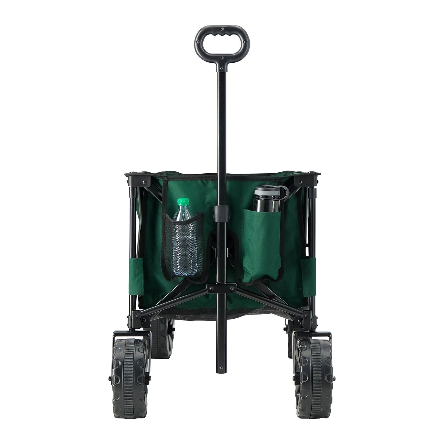 Woods Outdoor Collapsible Garden Utility Wagon Cart, Supports Up to 225lbs,Green