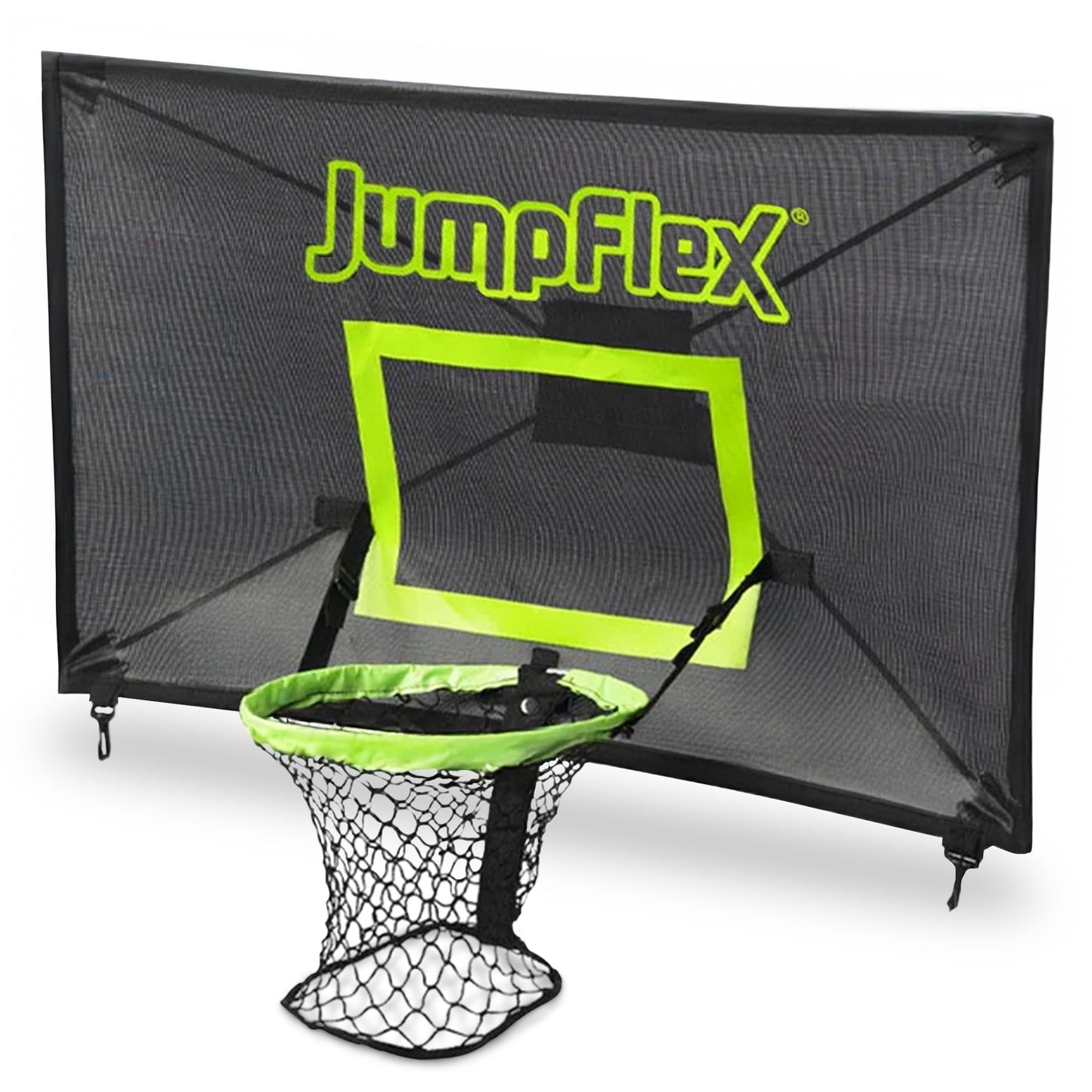 JumpFlex PROJAM Basketball Hoop and Net Attachment for JumpFlex HERO Trampolines