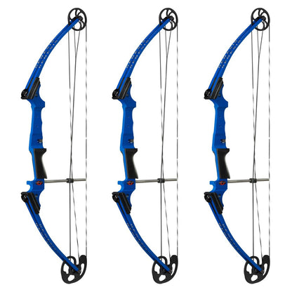 Genesis Archery Compound Bow Adjustable Sizing for Right Handed, Blue (3 Pack)