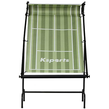 Ksports Racket Sports Indoor Outdoor Tennis Rebounder Net with Carry Bag, Green