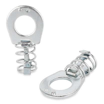 Camco Stainless Steel Bilingual Cam Lock for Water Heater Door Latch, Silver