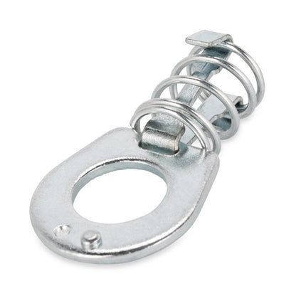 Camco Stainless Steel Bilingual Cam Lock for Water Heater Door Latch, Silver