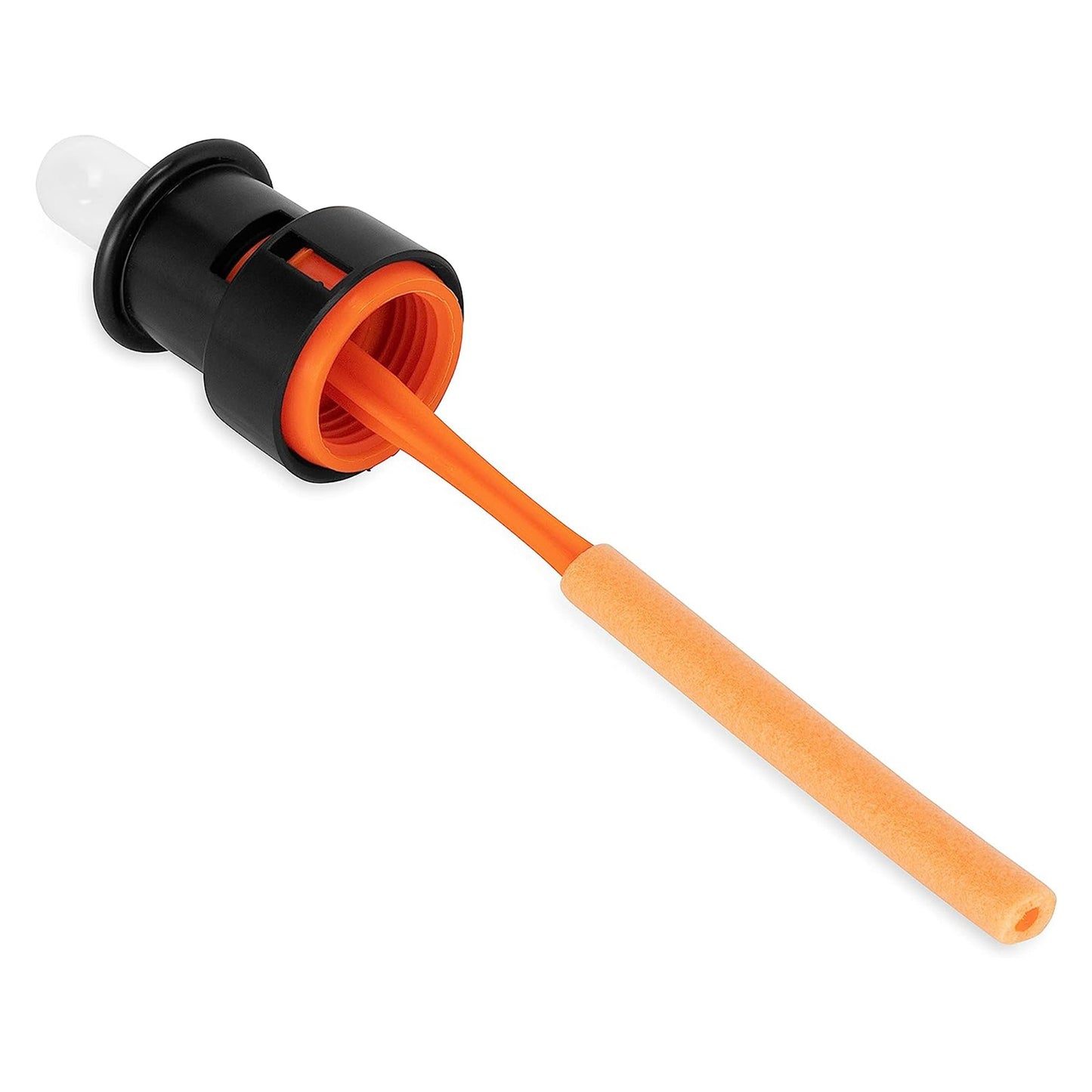 Camco Rhino Easy to Install 1.5 Inch Diameter RV Tote Tank Gauge, Black/Orange