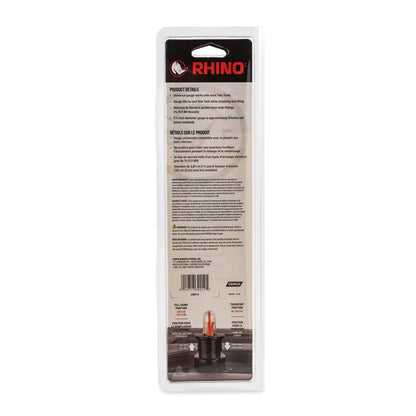 Camco Rhino Easy to Install 1.5 Inch Diameter RV Tote Tank Gauge, Black/Orange