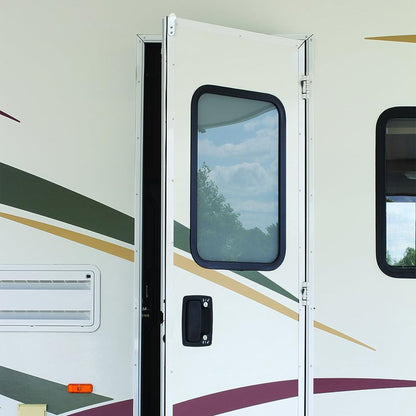 Camco Awning Door Roller Ball with Screen Door Slider & Mounting Hardware, White