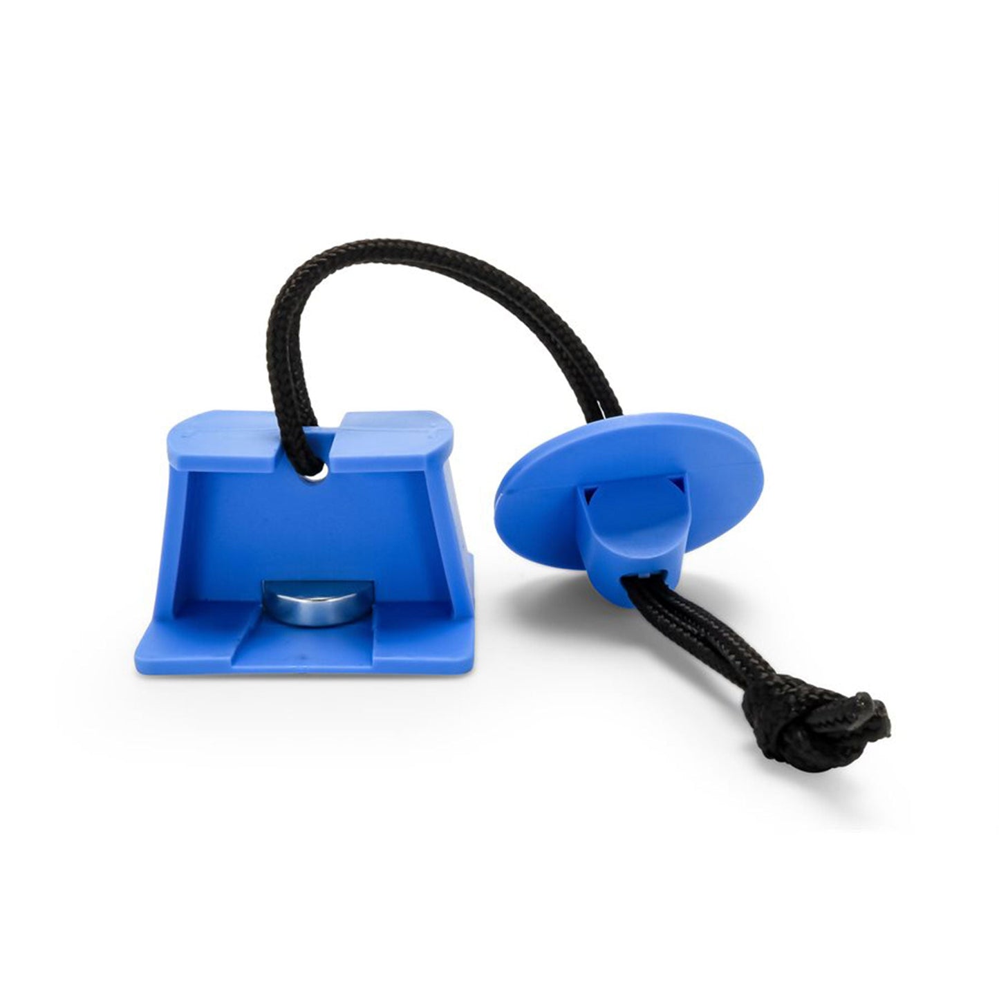 Camco Adjustable Universal RV Fridge Door Block Accessory with Drawstring, Blue