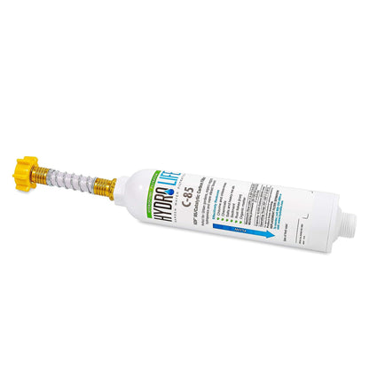 Camco Hydro Life Hydroponics C85 Inline Water Filter w/ Flexible Hose Protector