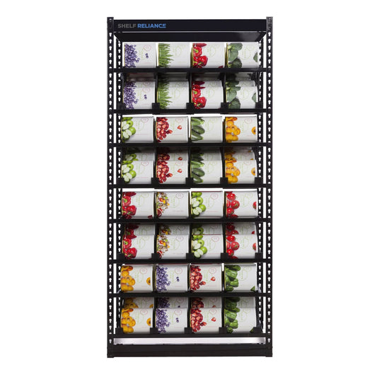 Shelf Reliance Maximizer Large Can Rotation Organizer Supports Up To 112 Cans