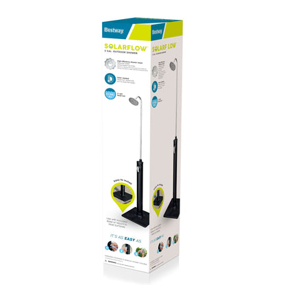 Bestway SolarFlow 2.1 Gallon Outdoor Shower Solar Heat Fixed Oversized Head