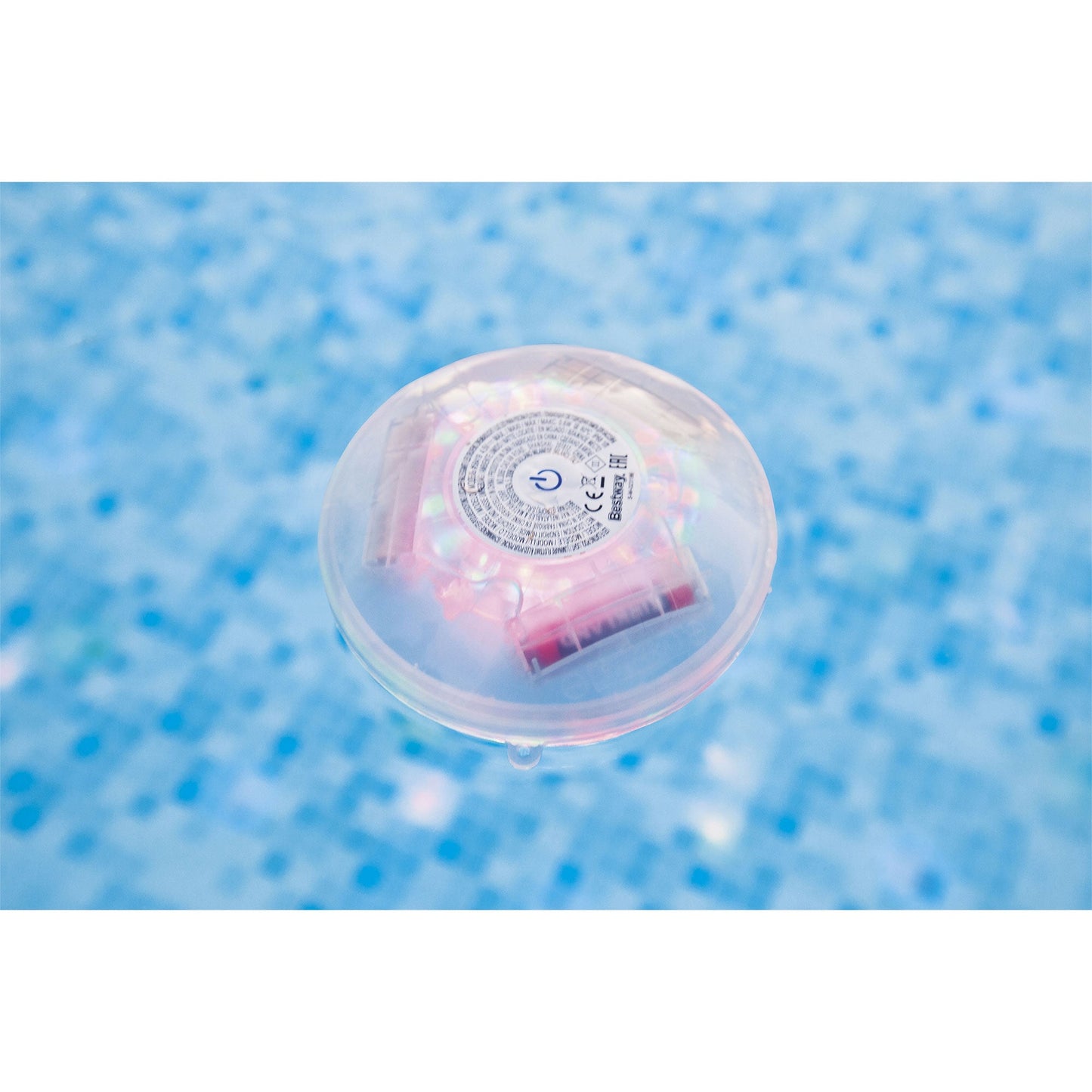 Bestway Flowclear Battery Powered Floating 5 Color LED Pool Light Accessory