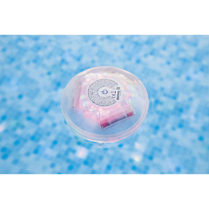 Bestway Flowclear Battery Powered Floating 5 Color LED Pool Light Accessory