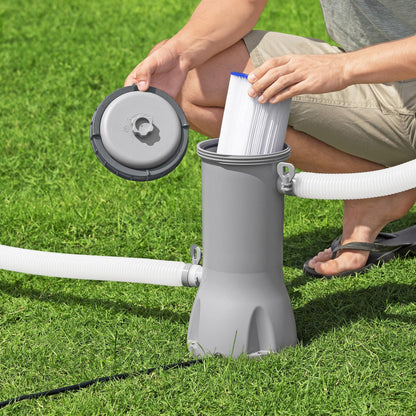 Bestway Flowclear 1,000 Gallons per Hour Above Ground Swimming Pool Filter Pump