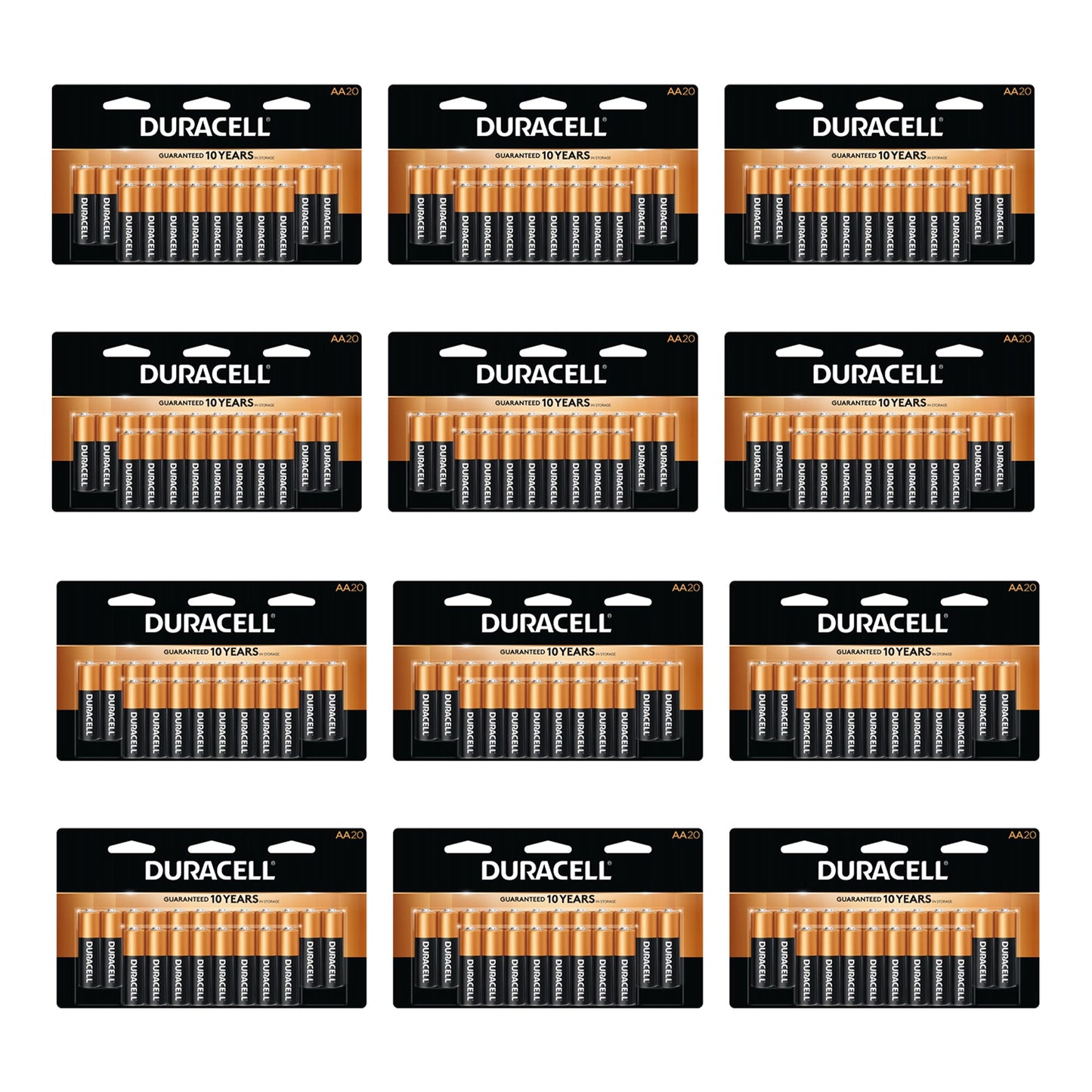 DURACELL Duralock AA 1.5 Volt Alkaline Batteries for Exclusive Power (240 Pack)