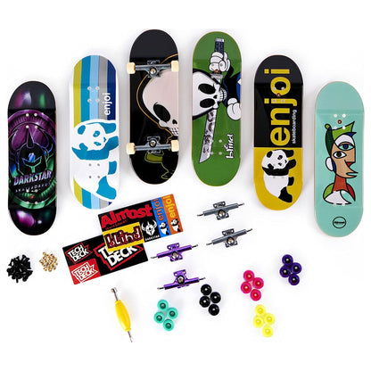 Tech Deck Customizable Sk8shop Fingerboard Skateboard Toy Bonus Pack, Multicolor