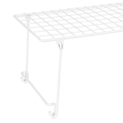 ClosetMaid Stack & Hang 21.5x10.75x7.87'' Stainless Steel Wire Shelf Unit, White