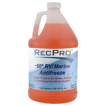 RecPro Ready to Use RV Antifreeze, -50 Degree Fahrenheit Protection, 1 Gallon