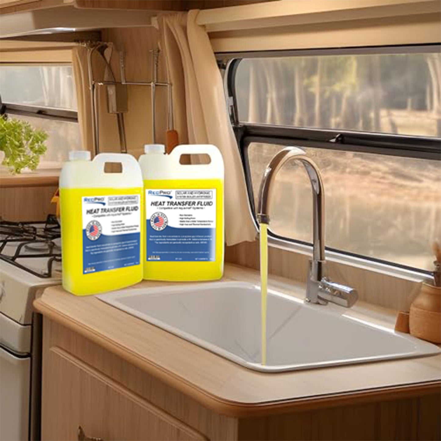 RecPro RV Boiler Antifreeze Compatible w/ Aqua Hot Heating Systems, Non-Toxic