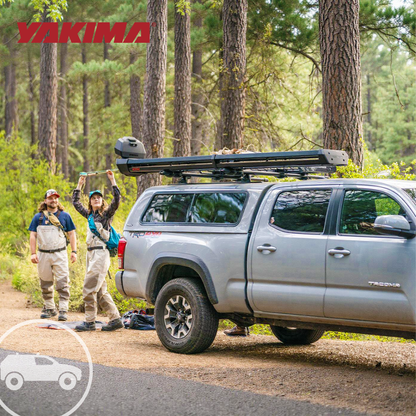 Yakima DoubleHaul Customizable Rooftop Fly Rod Carrier, Fits Yakima Crossbars