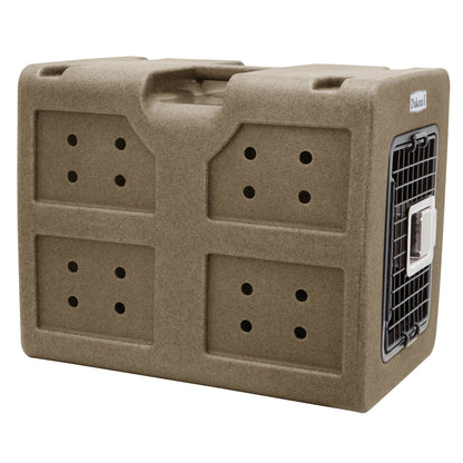 Dakota 283 G3 Easy To Clean Dog Kennel w/ Handle & Latching Door, Coyote Granite