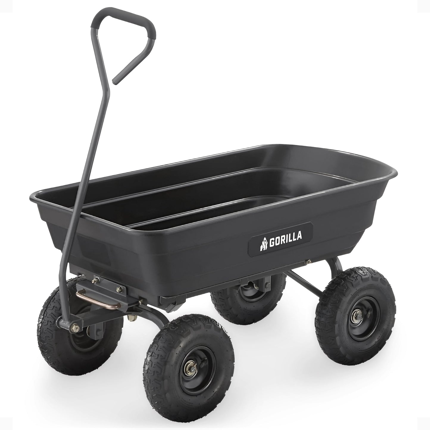 Gorilla Carts Poly Garden Dump Cart Camping Beach Wagon, 600 Pound Capacity