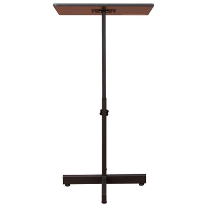 Oklahoma Sound Portable Presentation Series Adjustable Lectern Stand, Medium Oak