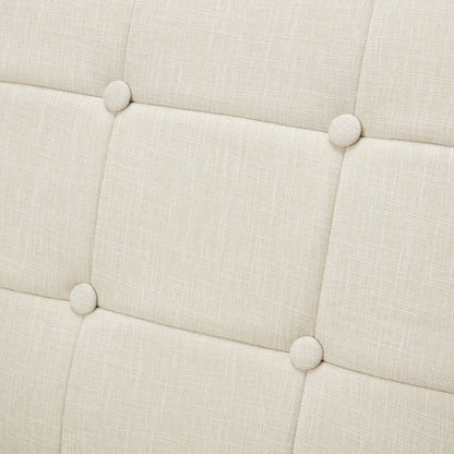 JOMEED Modern Accent Chair with Upholstered Wooden Frame and Fabric Cushion