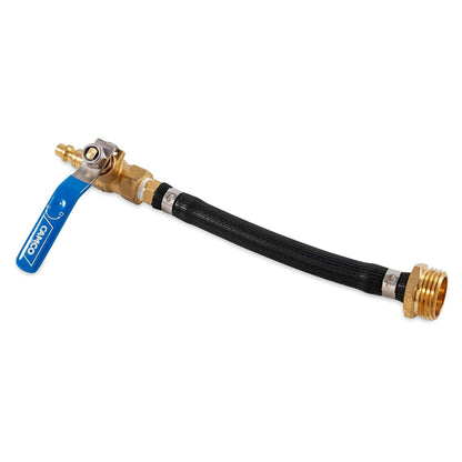Camco 36170 RV Fresh Water Blow Out Hose Kit with Ball Valve and Brass Fittings