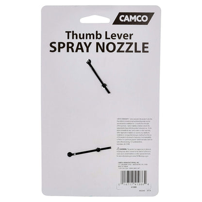 Camco 41986 Thumb Lever Flow Control Spray Nozzle with Adjustable Patterns, Blue