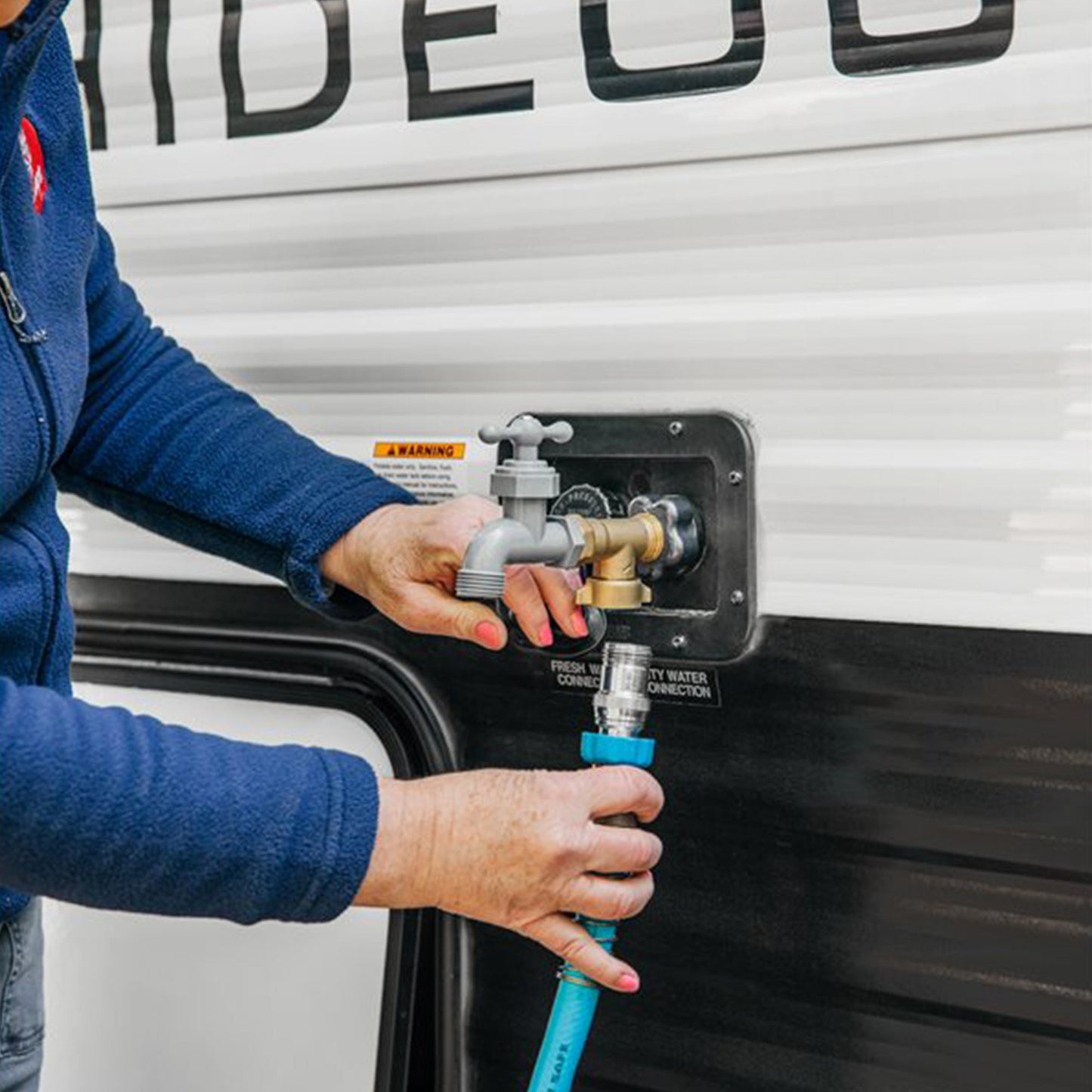 Camco EvoFlex 4 Foot Flexible PVC Drinking Water Hose for RV and Marine Use