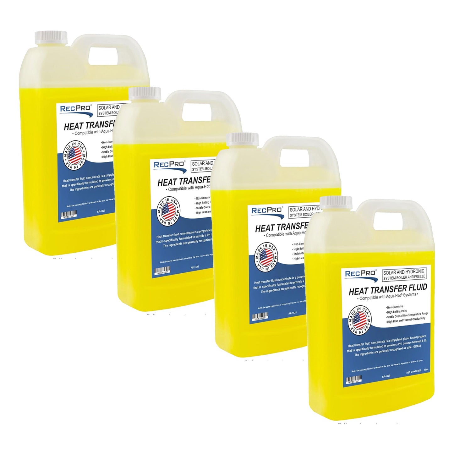 RecPro RV Boiler Antifreeze Compatible with Aqua Hot Heating Systems (4 Pack)