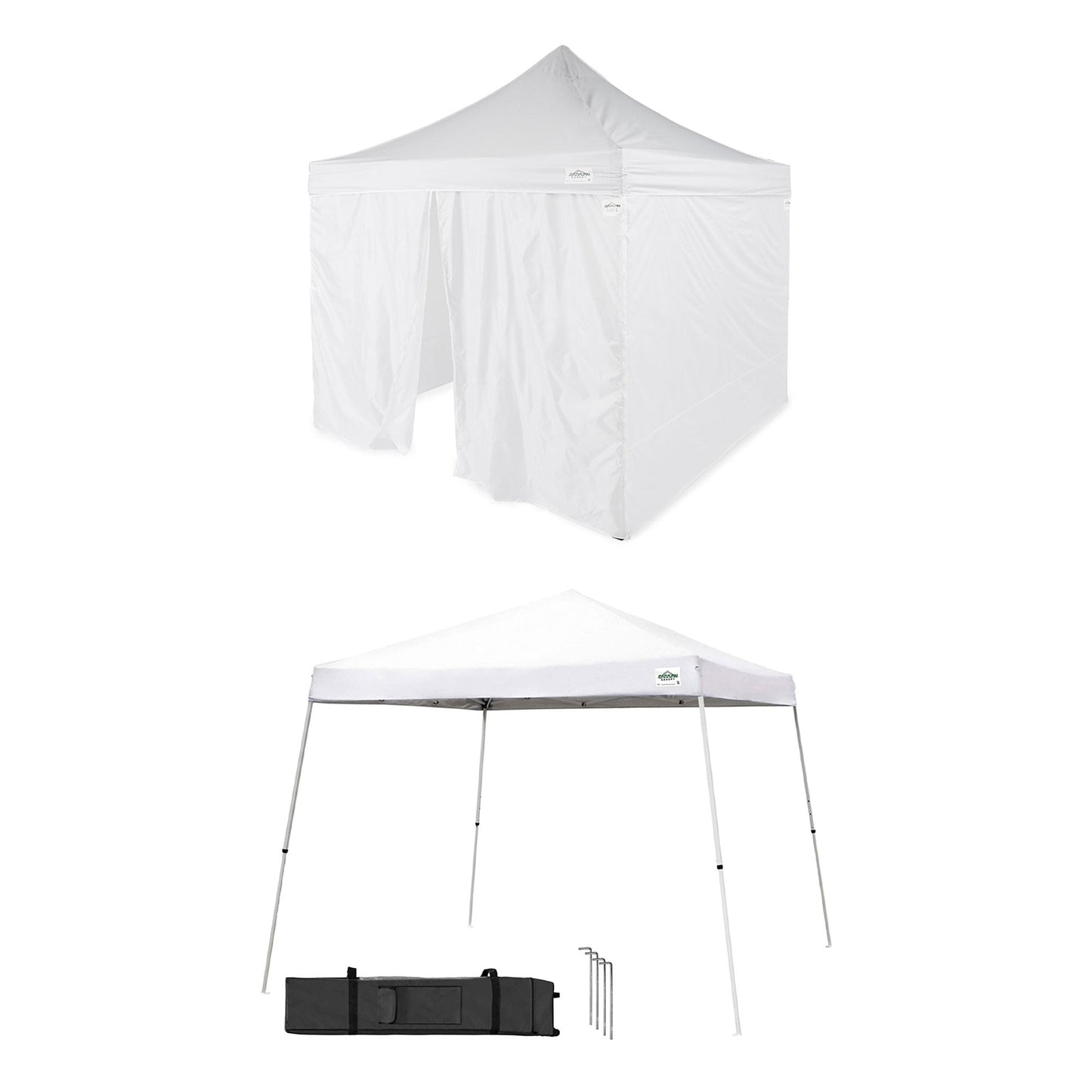 Caravan Canopy V Series 2 Slant Leg Sidewall Kit with 12x12 Instant Canopy Kit