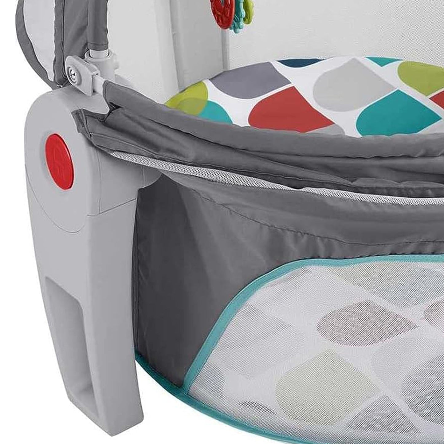 Fisher Price On the Go Baby Dome Portable Bassinet Play Space with Toys & Canopy