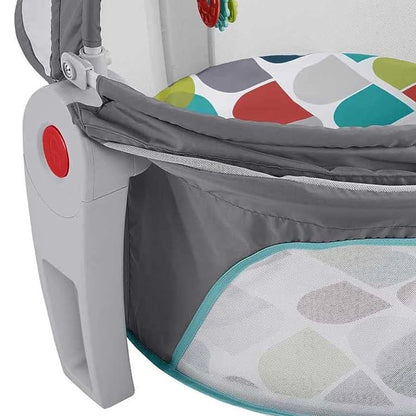 Fisher Price On the Go Baby Dome Portable Bassinet Play Space with Toys & Canopy