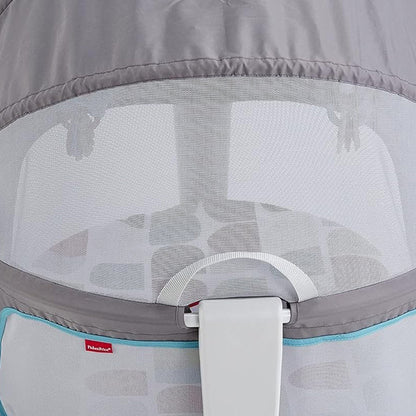 Fisher Price On the Go Baby Dome Portable Bassinet Play Space with Toys & Canopy