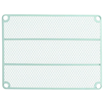 Design Ideas MeshWorks 3 Tier Full-Size Metal Storage Shelving Unit Rack, Green