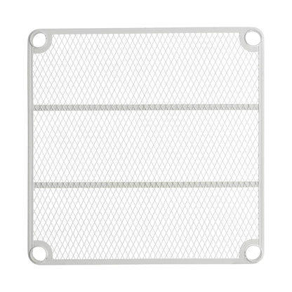 Design Ideas MeshWorks 6 Tier Tower Metal Storage Shelving Unit Rack, White