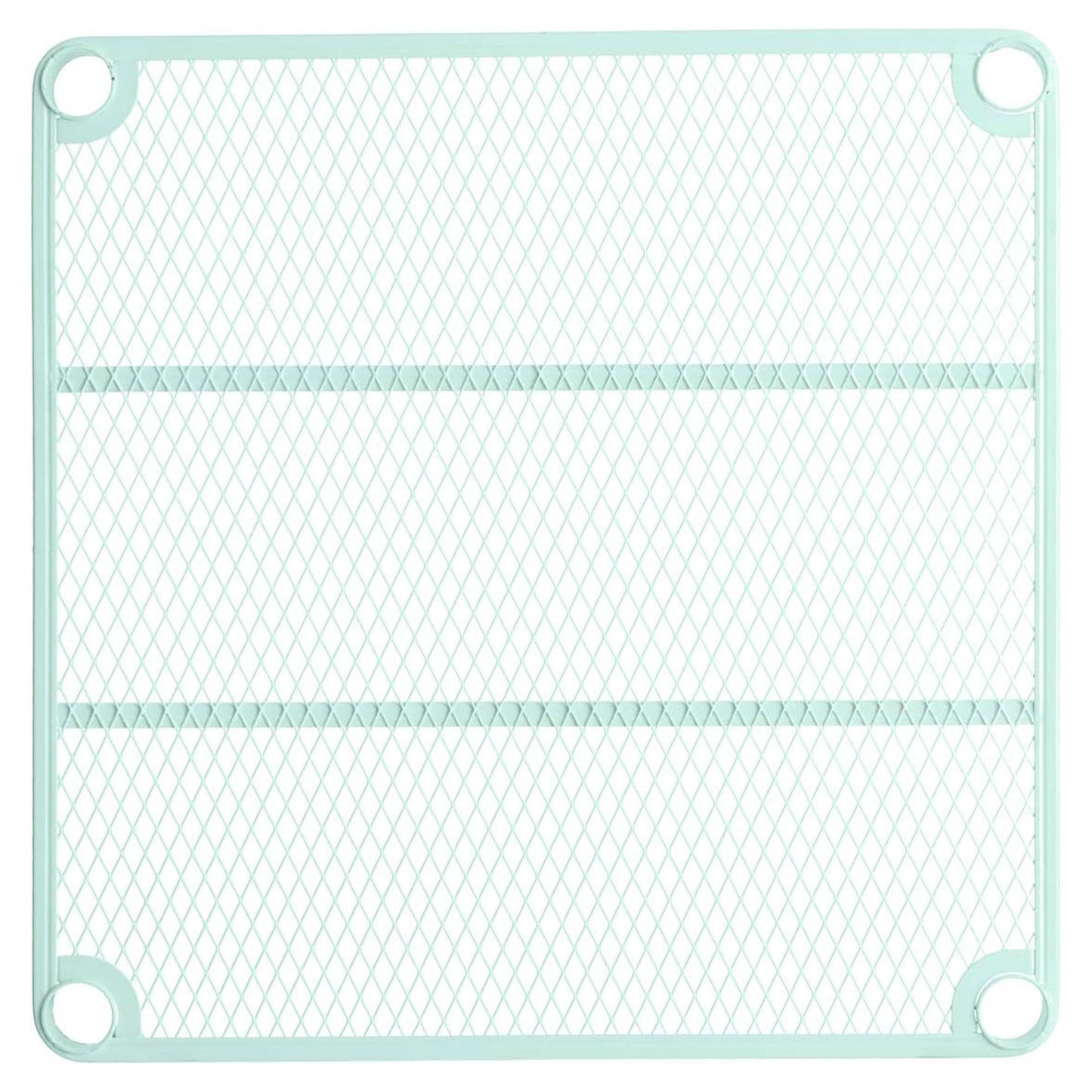 Design Ideas MeshWorks 6 Tier Tower Metal Storage Shelving Unit Rack, Green