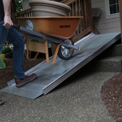 EZ-ACCESS TRAVERSE 4 Foot Walk Ramp w/Textured Surface & Hook/Strap Attachment