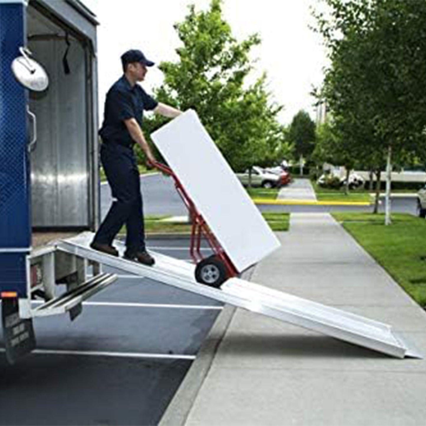 EZ-ACCESS TRAVERSE 6 Foot Walk Ramp w/Textured Surface & Hook/Strap Attachment