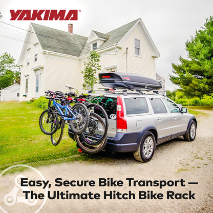 Yakima RidgeBack Tilt Away Hitch Rack Holds for Cars, SUVs, Trucks