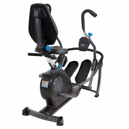 Teeter 106.9 Pound FreeStep LT1 Recumbent Cross Trainer and Elliptical, Black