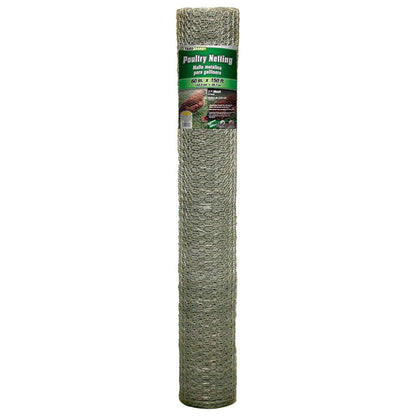 YARD GARD 150 Foot Galvanized Poultry Chicken Coop Wire Netting Mesh Fencing