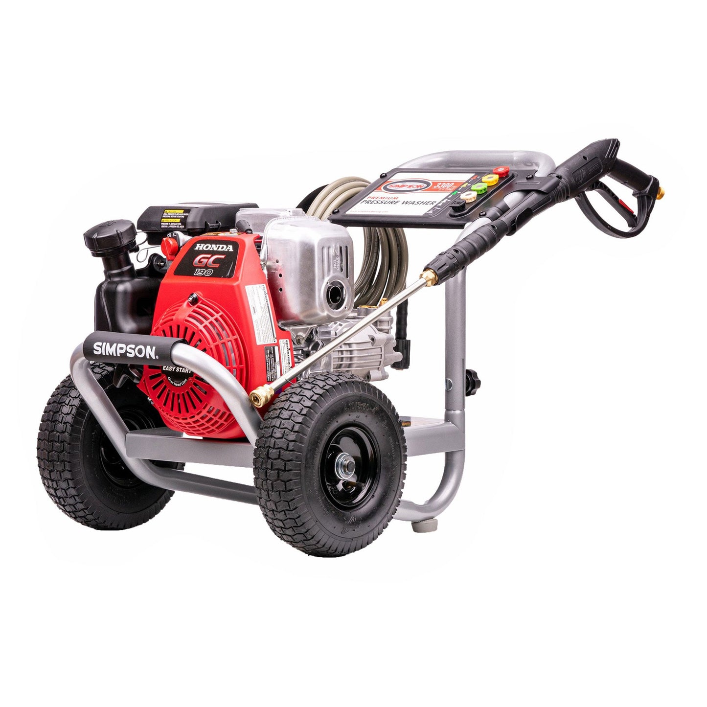 Simpson Cleaning MegaShot 3300 PSI 2.4 GPM Portable Pressure Washer with Nozzles