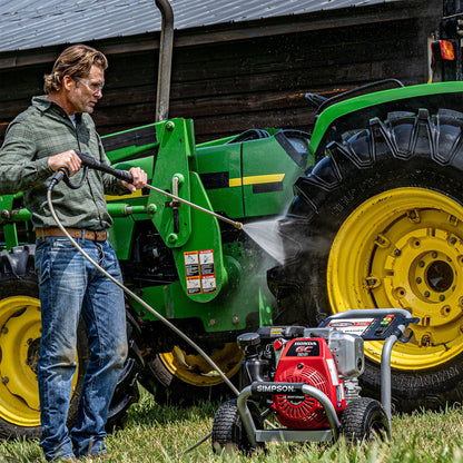 Simpson Cleaning MegaShot 3300 PSI 2.4 GPM Portable Pressure Washer with Nozzles