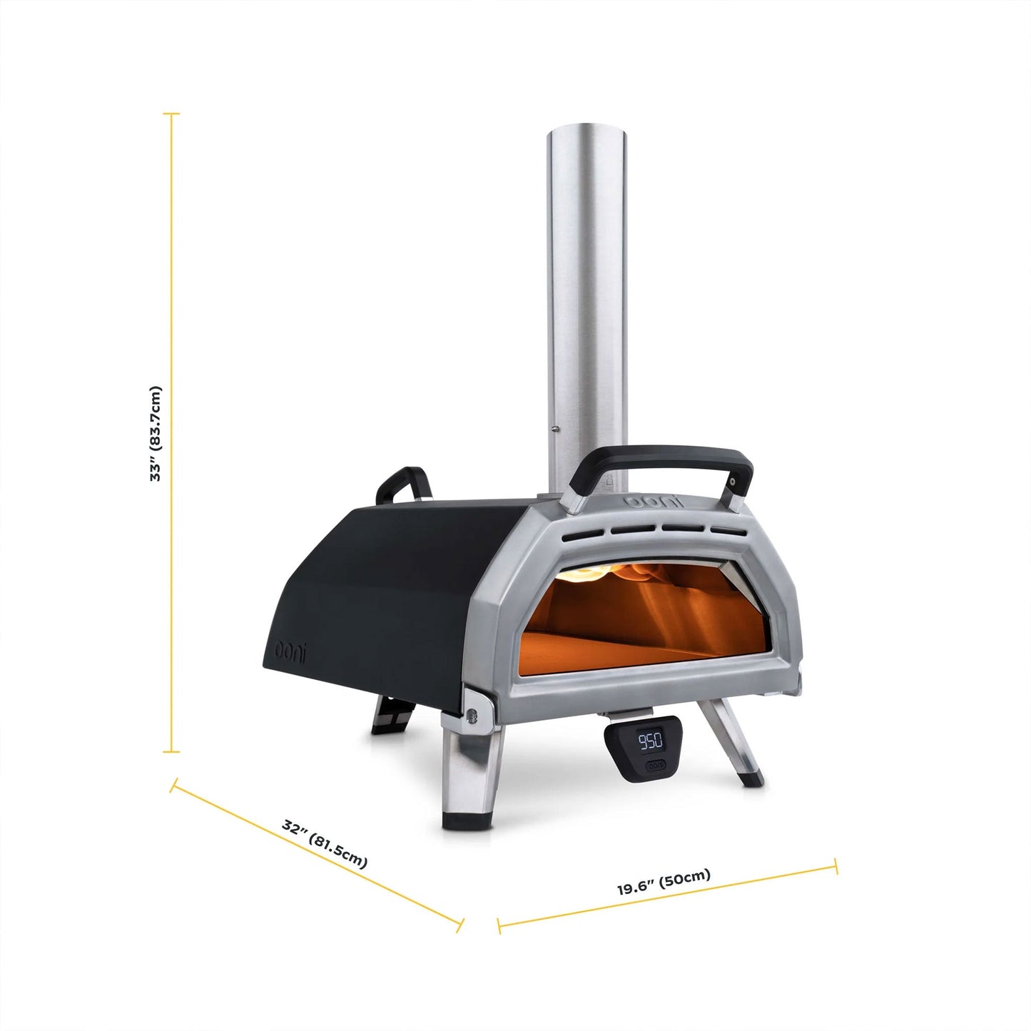 Ooni Karu 16 Multi Fuel Portable Outdoor Pizza Oven with ViewFlame Technology