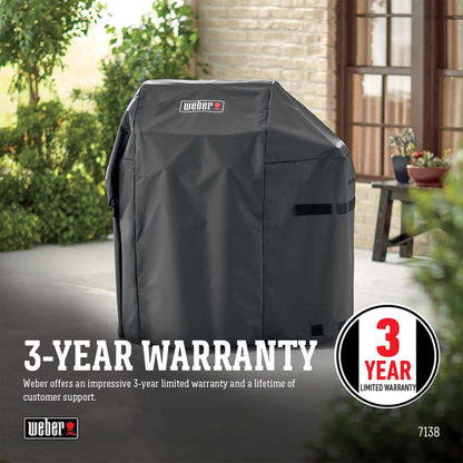 Weber Grill Cover Compatible with Spirit 200 and Spirit II 200 Series Gas Grills